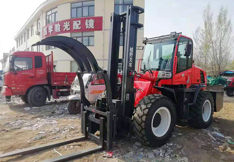 越野叉车施工案例