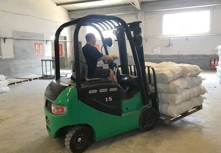 电动叉车施工案例